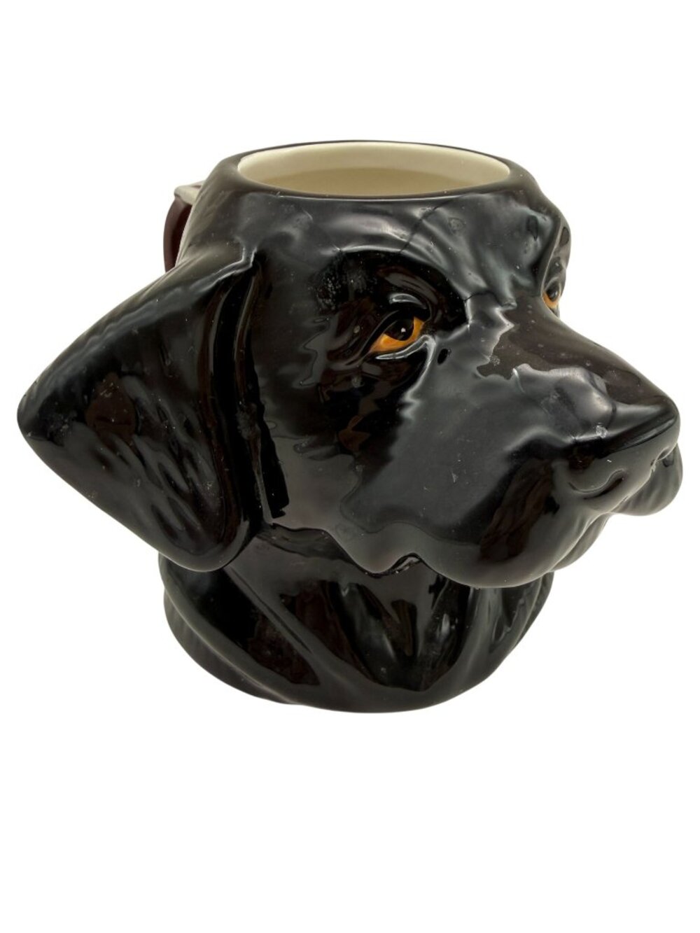Big Sky Carvers Black Lab Dog Head Mug Phyllis Driscoll Ceramic Coffee Cup 2013